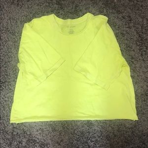 Neon Green crop top
